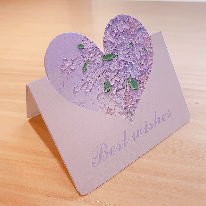 Wholesale of 10pcs/pack Mother's Day Love Paper Greeting Cards